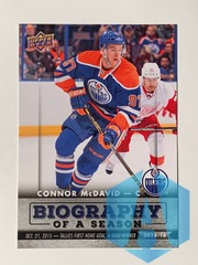 2015-16 Upper Deck Biography of a Season Connor McDavid #BIOCM-9 Rookie
